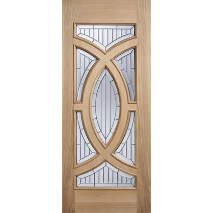 LPD Oak Majestic External Glazed Door