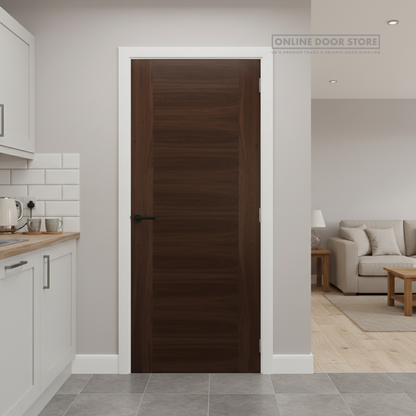 Mendes Aspect Pre-Finished Walnut FD30 Fire Door