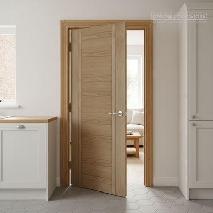 Mendes Capri Pre-Finished Oak Flush Internal Door