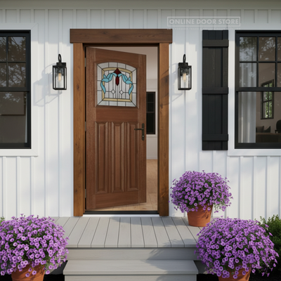 Mendes Edinburgh RM1S Hardwood Glazed External Door