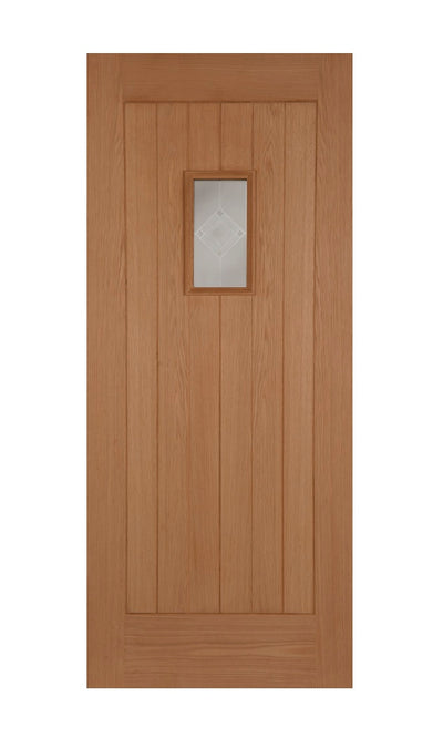 Mendes Thermally Rated Hillingdon Oak Glazed External Door