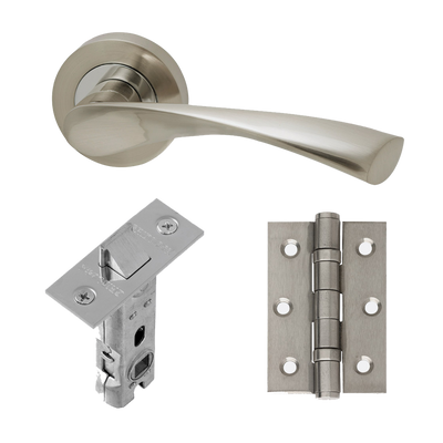 LPD Solar Chrome Tone Handle Hardware Pack