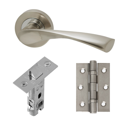 LPD Solar Chrome Tone Handle Hardware Pack
