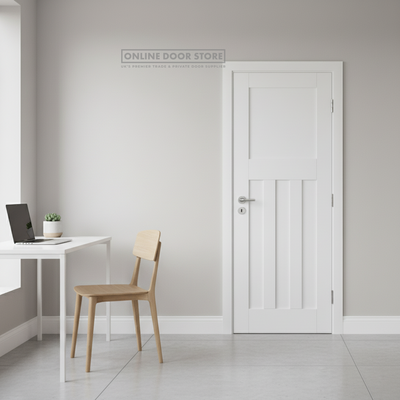 XL Joinery DX 1930's White Primed FD30 Fire Door