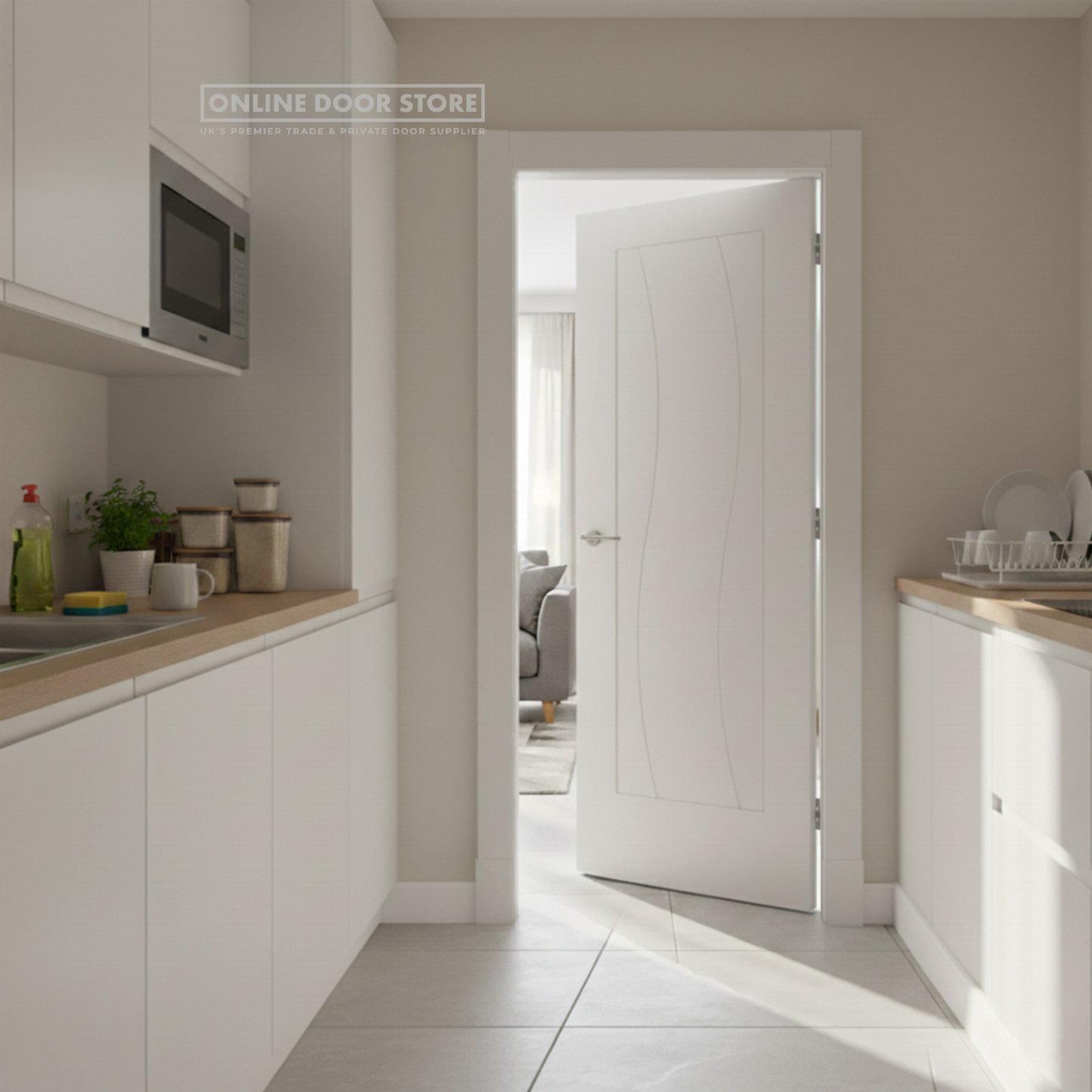 XL Joinery Florence Pre-Finished Fully Finished White Internal Door