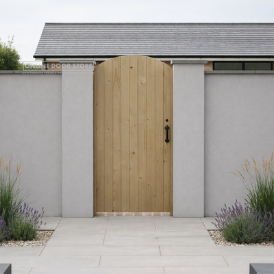 XL Joinery Ledged & Braced Arched Top External Pine Gate