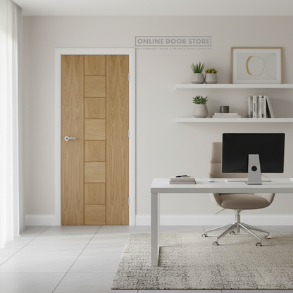 XL Joinery Messina Oak FD30 Fire Door