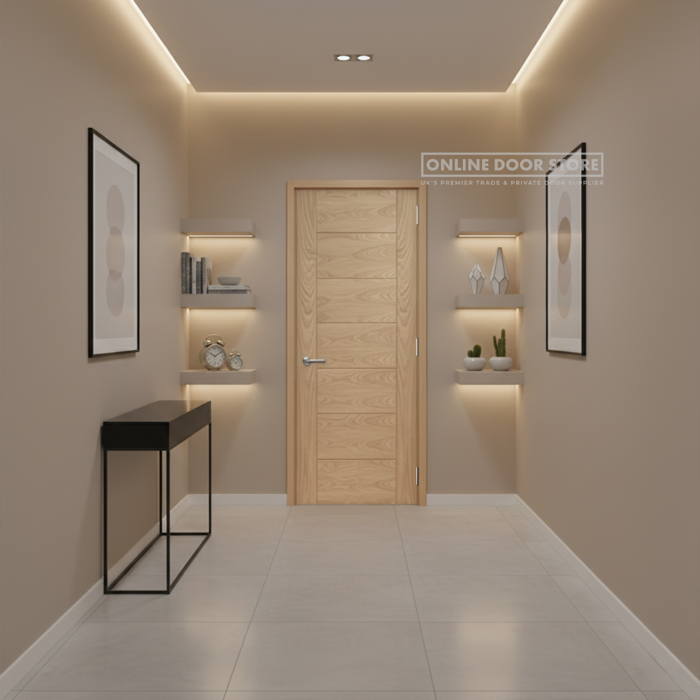 XL Joinery Palermo Original Pre-Finished Oak FD30 Fire Door