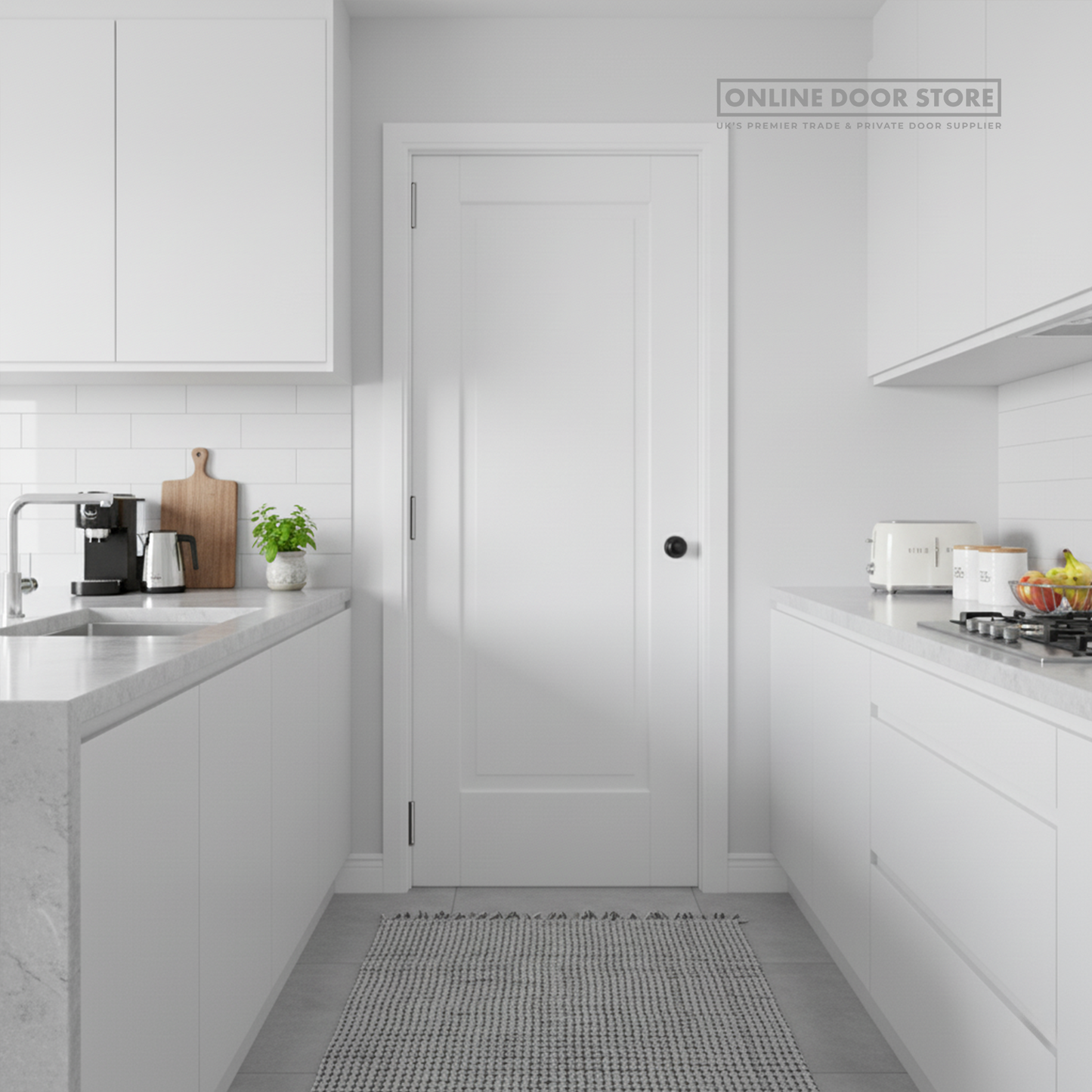 XL Joinery Pattern 10 White Primed FD30 Fire Door