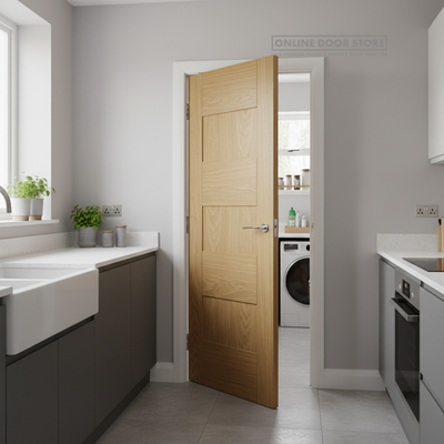 XL Joinery Perugia Pre-finished Oak FD30 Fire Door