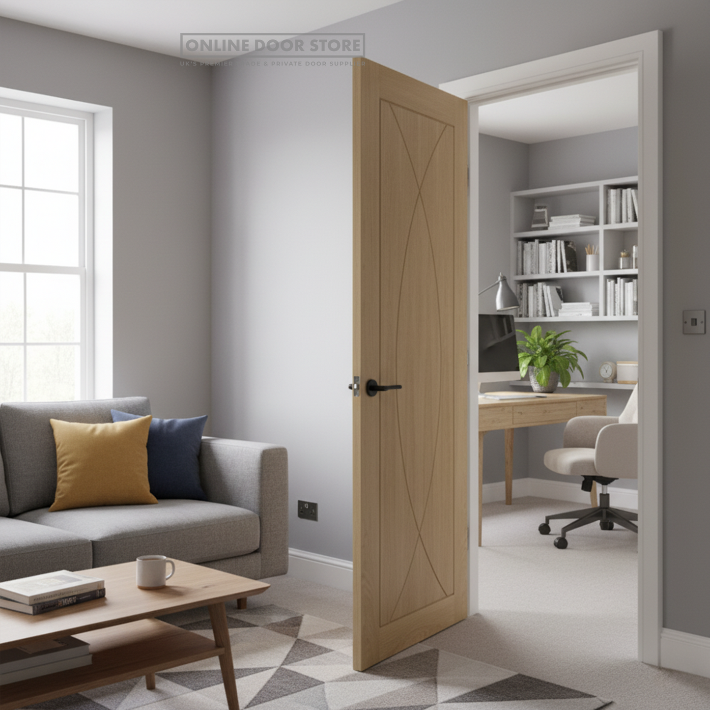XL Joinery Pesaro Pre-finished Oak Internal Door