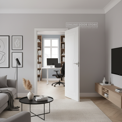 XL Joinery Potenza Pre-Finished White Internal Door