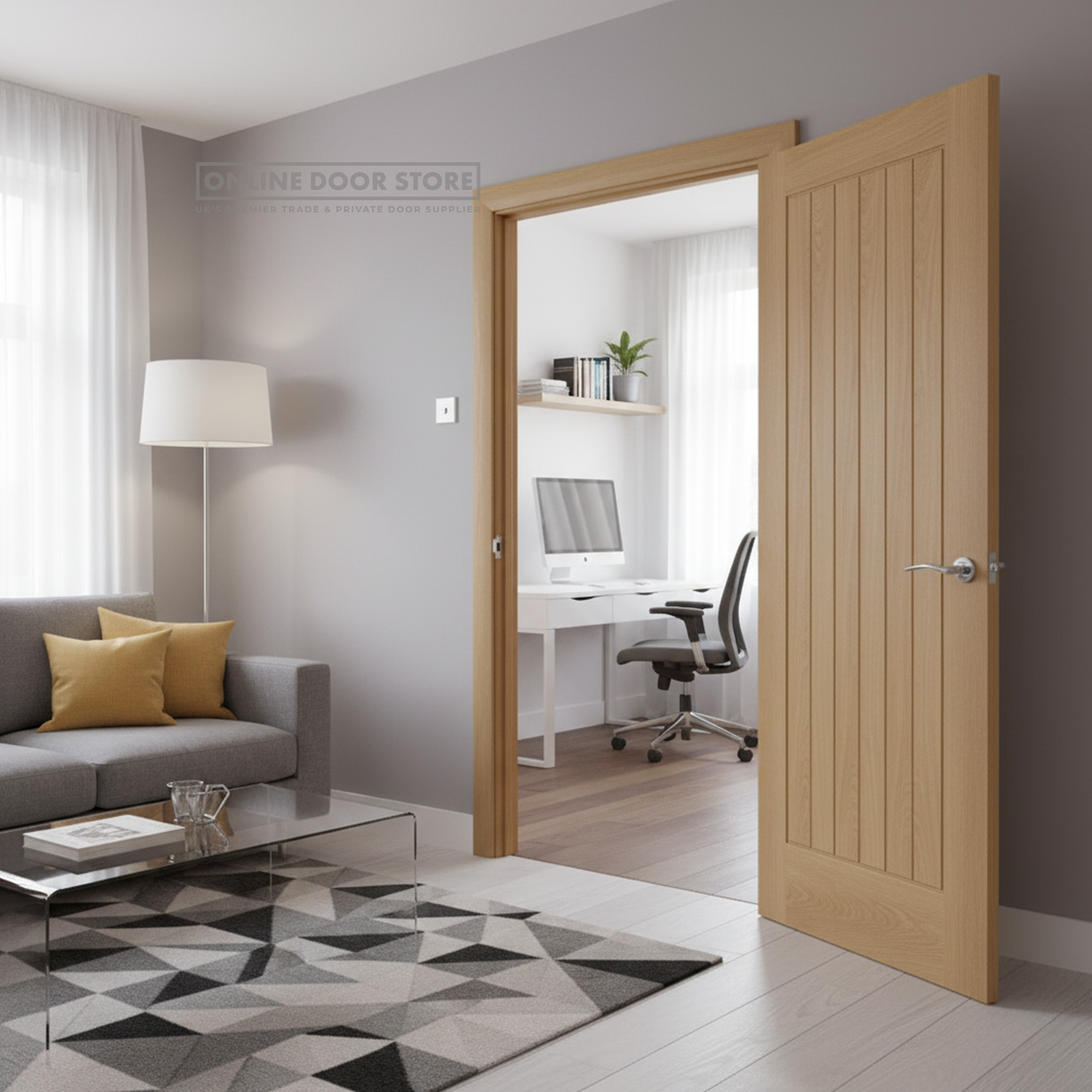 XL Joinery Suffolk Original Oak FD30 Fire Door