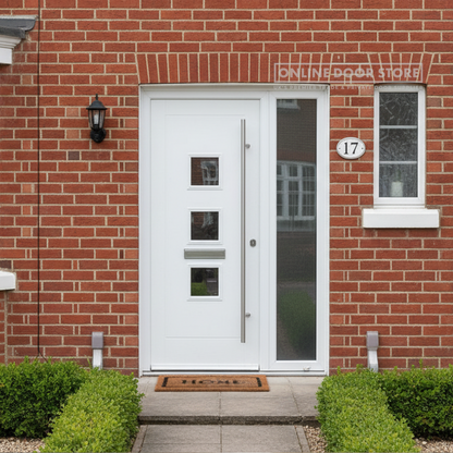 XL Joinery Tricoya Turin Double Glazed Clear Glazed External Door