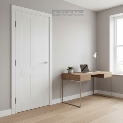 XL Joinery Victorian Shaker White Primed Internal Door