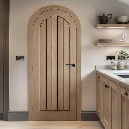 LPD Blonde Oak Mexicano Pre-finished Arched Internal Door